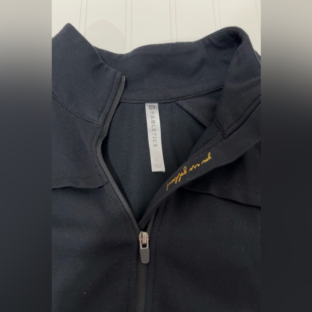 Fabletics Shaping Athletic Zip-Up Jacket - Picture 2 of 7